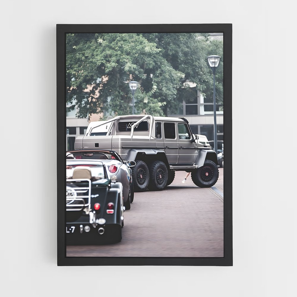 Poster splendide G amg x – affiche Mercedes (vue 2)